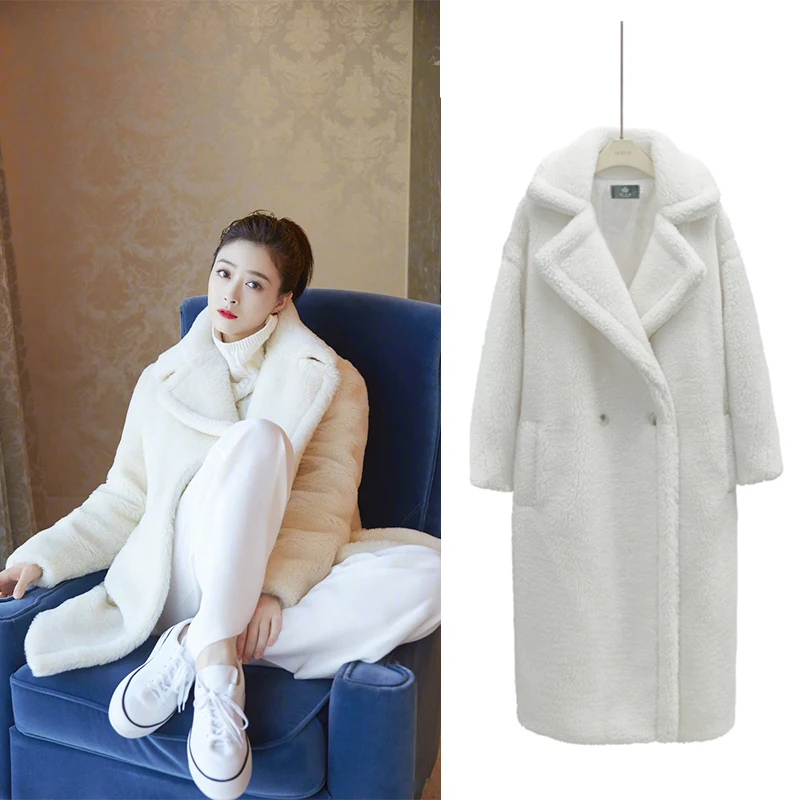 2020 Женская одежда зимняя верхняя пальто новое из овечьей шерсти женское