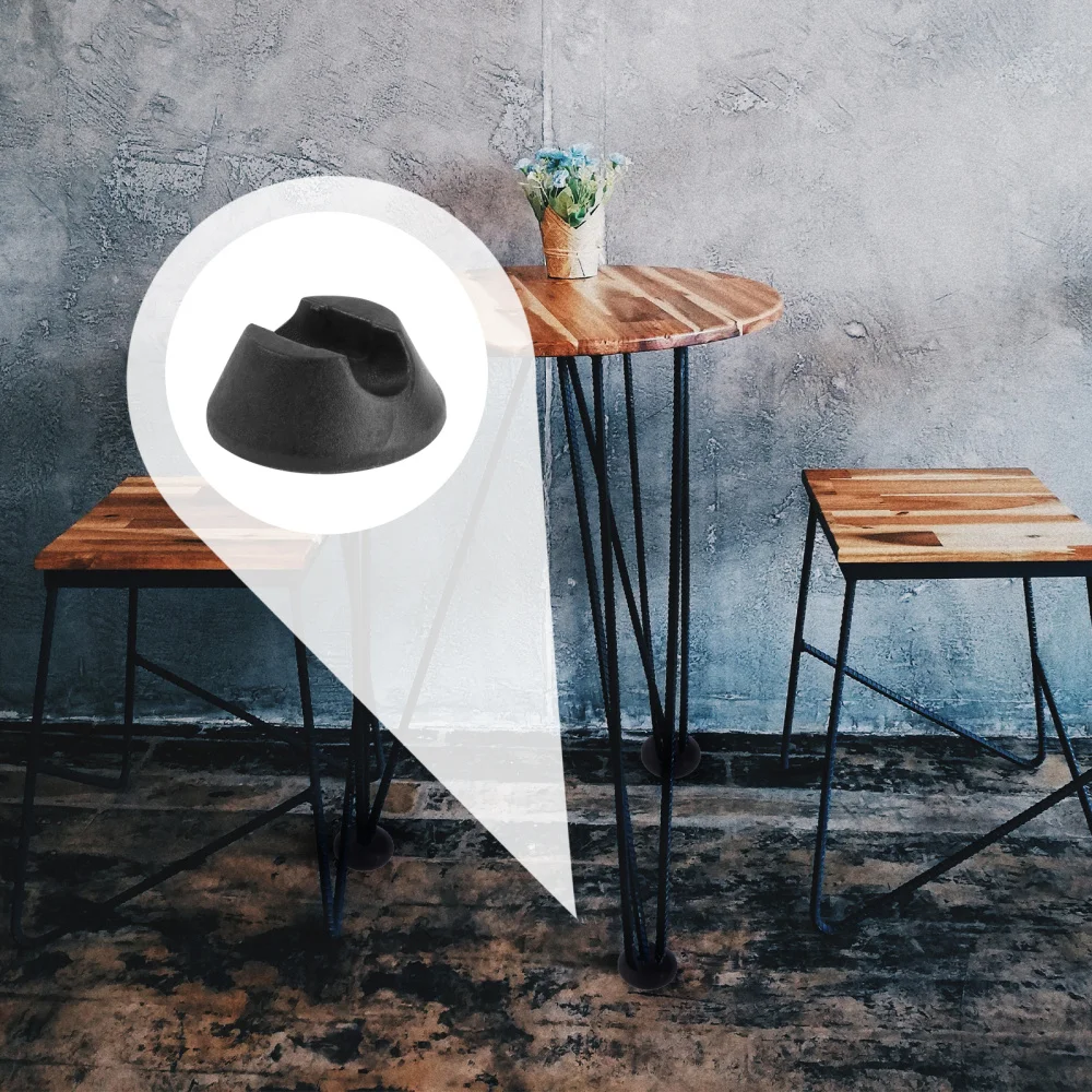 

16Pcs Table Feet Covers Non-skid Chair Feet Caps Hairpin Chair Foot Pads