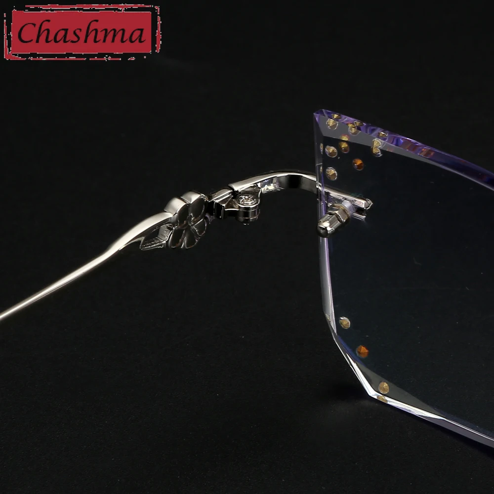 Роскошные женские очки со стразами цветные линзы кошачий Глаз Модные в форме
