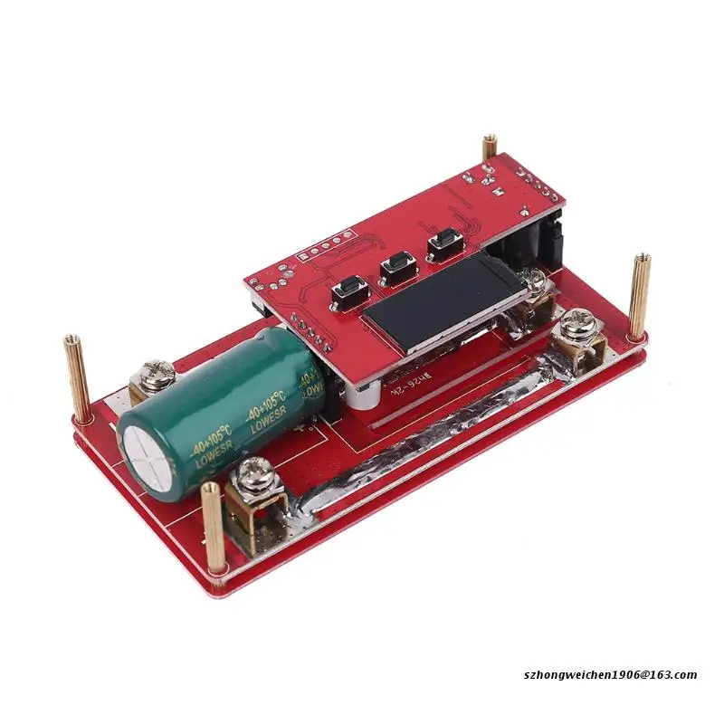 

28GF Portable Transistor DIY Mini Spot Welding Machine 18650 Lithium Battery LCD Display Screen Spot Welder with 2 Mos Tubes