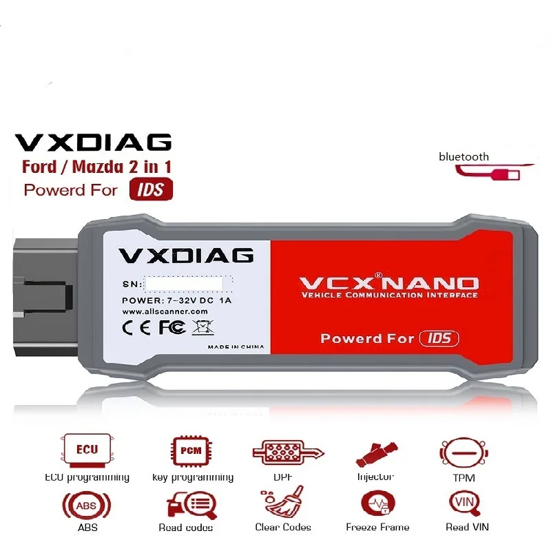 VXDIAG VCX NANO для F-o-r-d/Mazda 2 в 1 IDS V101 поддерживающий автомобиль до 2015 года | Автомобили и