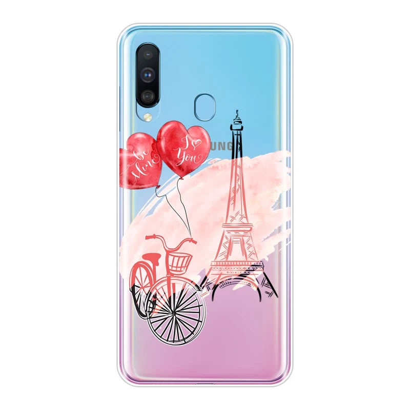 Силиконовый чехол с изображением Эйфелевой башни Парижа для Samsung Galaxy M40 M30 M20 M10