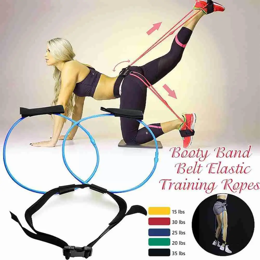 

Yoga Tension Belt Hip Lift Belt Waist Belt Pedal Pull Resistance Home Fitness Rope Exerciser Exercise Band T8N7