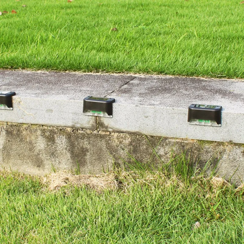 Хит продаж 16 шт. светодиодный светильник для лестницы на солнечной батарее