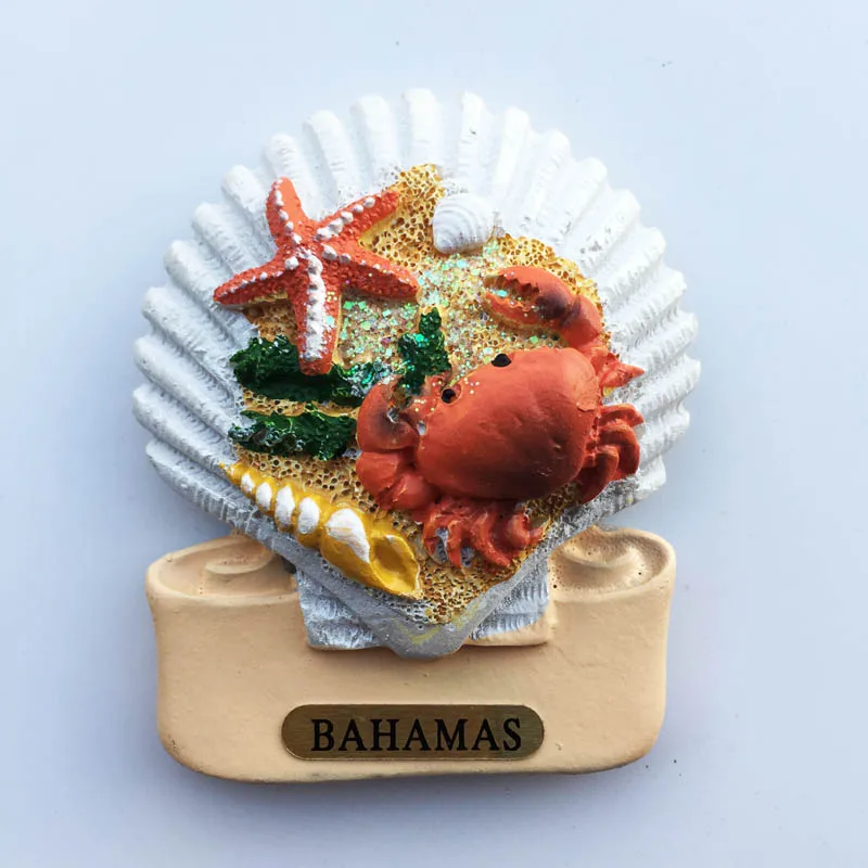 Bahamas Fridge Magnets Tourist Souvenirs for Refrigerators Creative Folk Dance magnetic sticker Home Kitchen Decoration | Дом и сад
