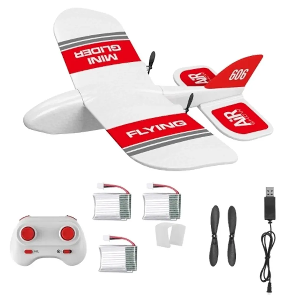 

KF606 EPP Foam Glider RC Airplane Flying Aircraft 2.4Ghz 15 Minutes Fligt Time Foam Plane Toys For Kids Gifts