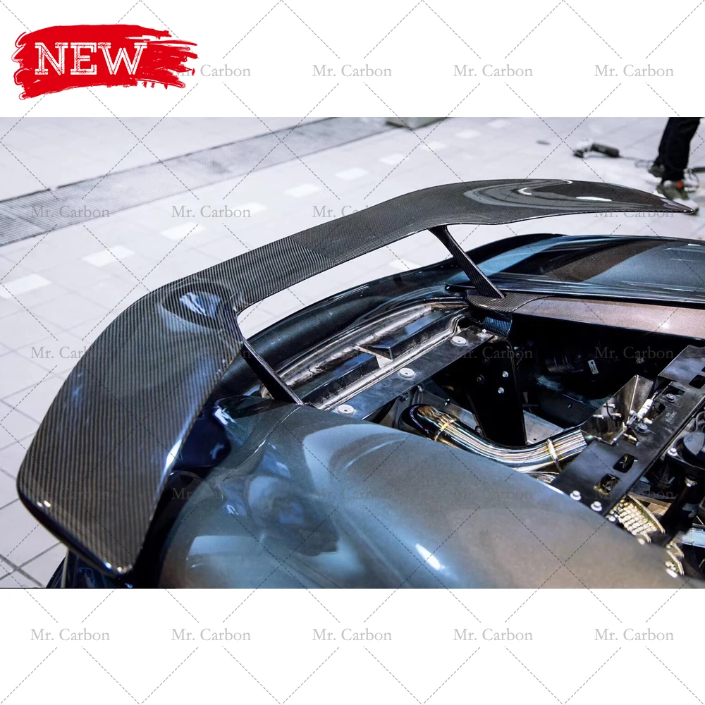 Для MCLAREN 540C 570S 570GT NVT стиль сухое углеродное волокно задний спойлер отделка кузова