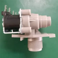 Plastic solenoid valve washing machine solenoid valve double valve double way Water inlet G3/4 external thread water outlet12mm