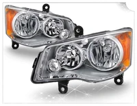 sulinso for 2008 2016 chrysler town country 11 17 dodge grand caravan headlights headlamps driver passenger side