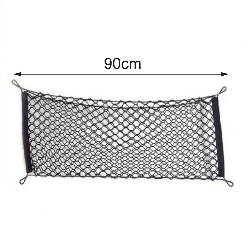 

60% Dropshipping!Car Auto Rear Trunk Double-Layer Mesh Net Storage Bag Luggage Pocket Organizer Automobiles Stowing Tidying