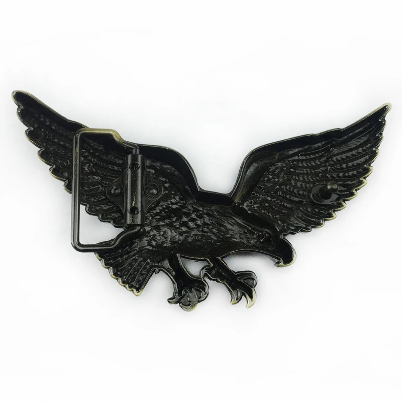 3D бронза Цвет Орел ковбойский ремень модная обувь с пряжкой хорошее покрытие