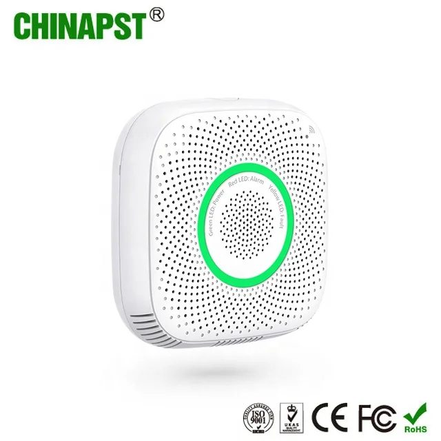 

2020 Newest Home Security Wifi Tuya Smart Gas Sensor with TuyaSmart APP Control PST-WS2CG