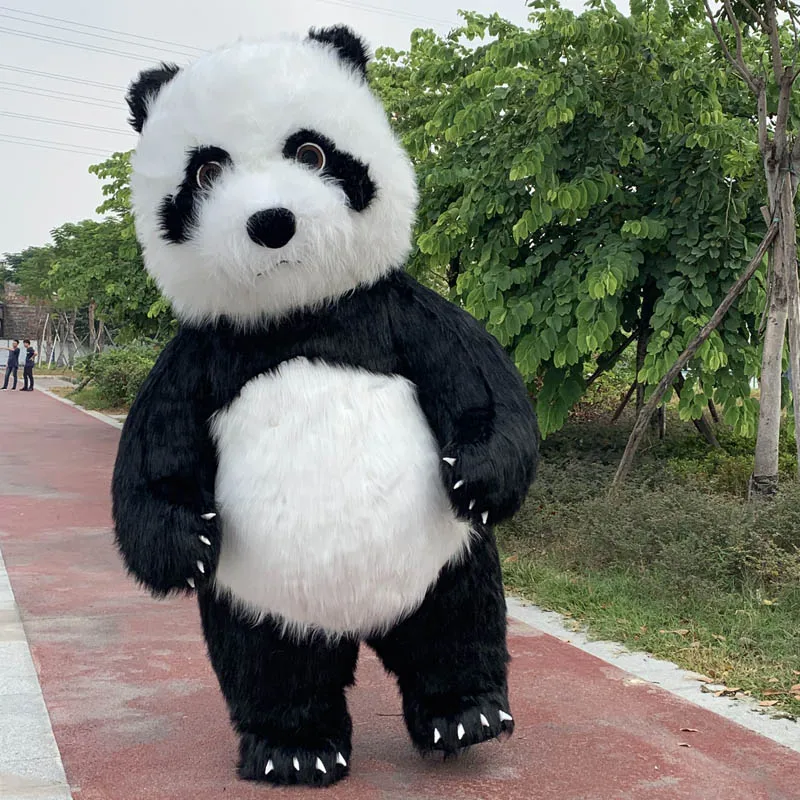 panda Надувной костюм талисман Карнавальный костюм - Цвет: panda
