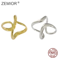 zemior 925 sterling silver ring for women fine jewelry adjustable high quality multi layer simplicity madam rings star products