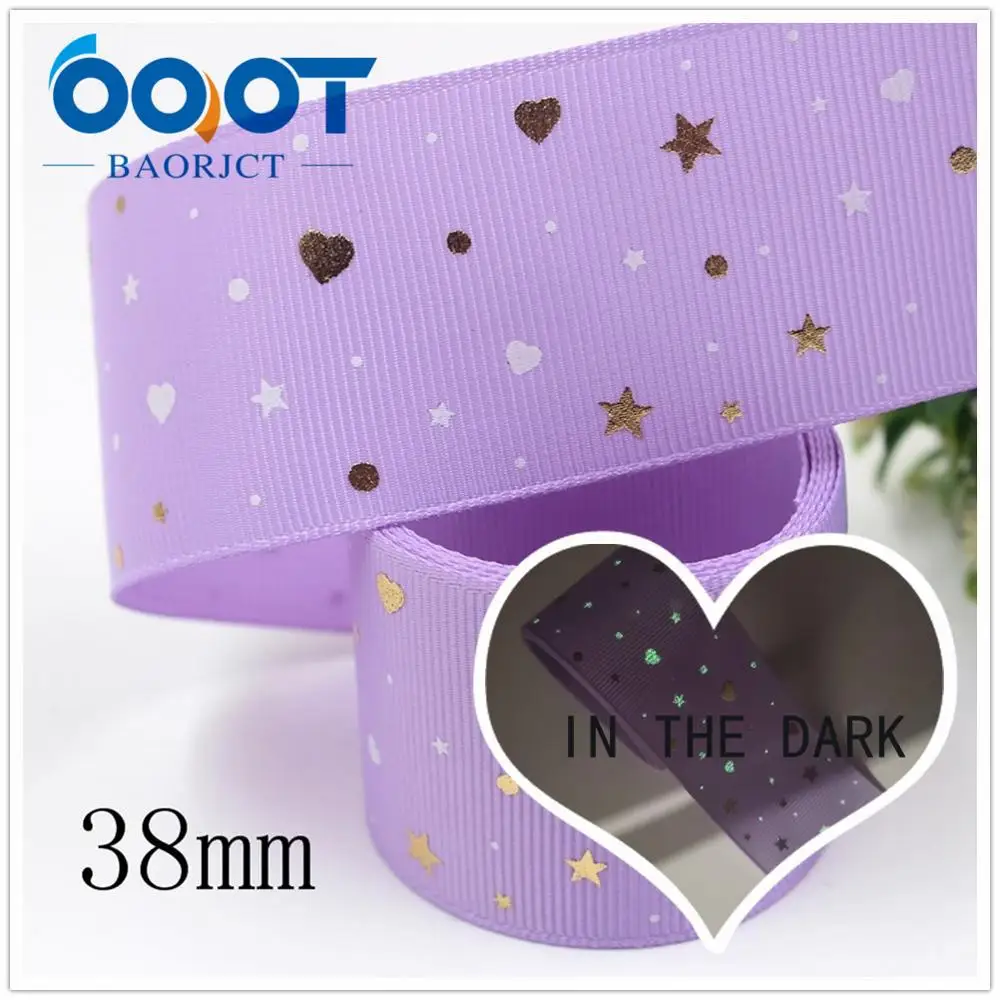 OOOT BAORJCT I-19916-2172 38 мм 5 ярдов новые флуоресцентные цветные печатные корсажные ленты