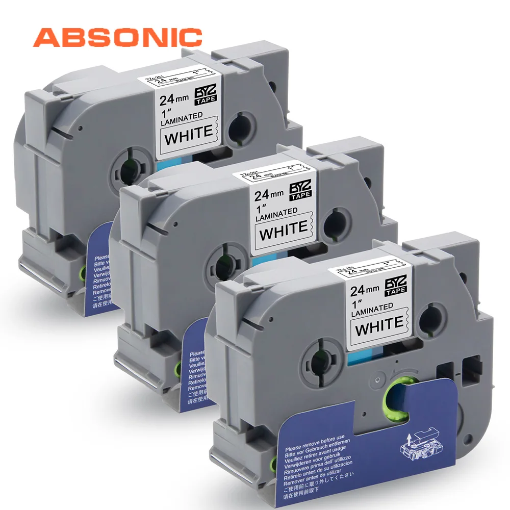 3 шт. наклейки-ленты Absonic черный и белый цвета | Компьютеры офис