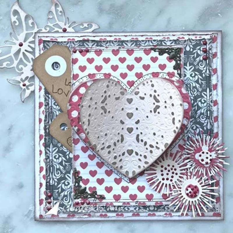 7 шт./компл. маргаритки цветок металлические режущие штампы трафареты с тиснением