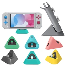 Portable Charging Dock for Nintendo Switch Lite Type C Charger Base Stand 3 Colors New Charger Base Stand Charging Dock   Switch