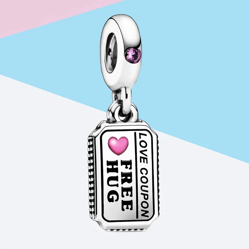 Новинка металлические бусины из стерлингового серебра 925 пробы купон любви