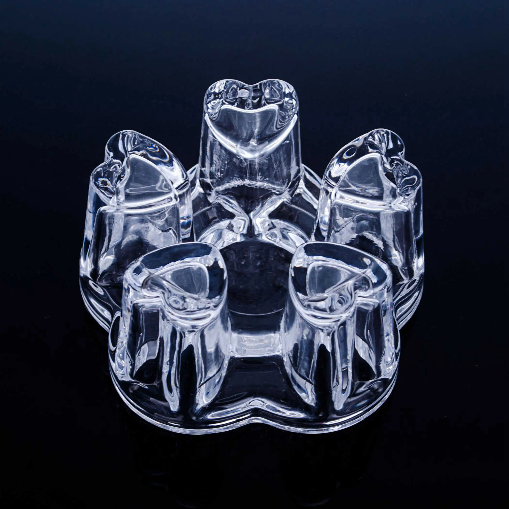 Набор кофе и чая Кунг-фу 8 в 1, 1x B-625 мл короткий стеклянный графин с нержавеющей стальной фильтром + кристальный подогреватель + 6 двойных стенок чашек.