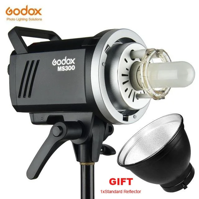 Компактная и прочная студийная вспышка Godox MS200 200 Вт или MS300 300 для