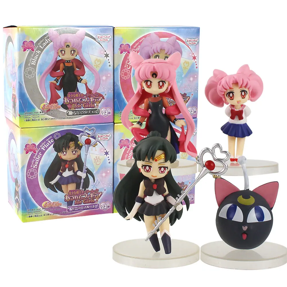 Фигурки Цукино Меркурий Венера Юпитер уран Нептун Сатурн Плутон чибиуса игрушки