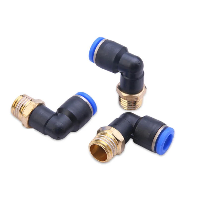 Пневматические Фитинги PL6-02 PL8-02 PL6-01 1/8 50 шт. быстроразъемный соединитель 1/4 3/8