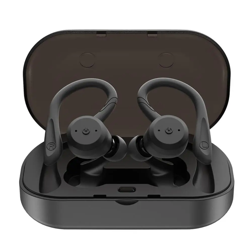 

TWS-стереонаушники с поддержкой Bluetooth 5,0 и зарядным футляром