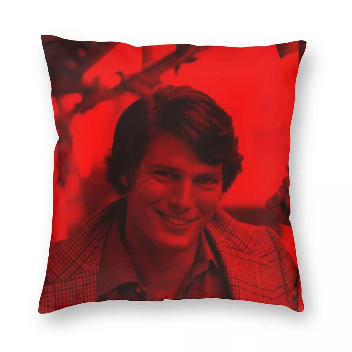 Квадратный чехол для подушки с изображением Кристофера Reeve знаменитостей из