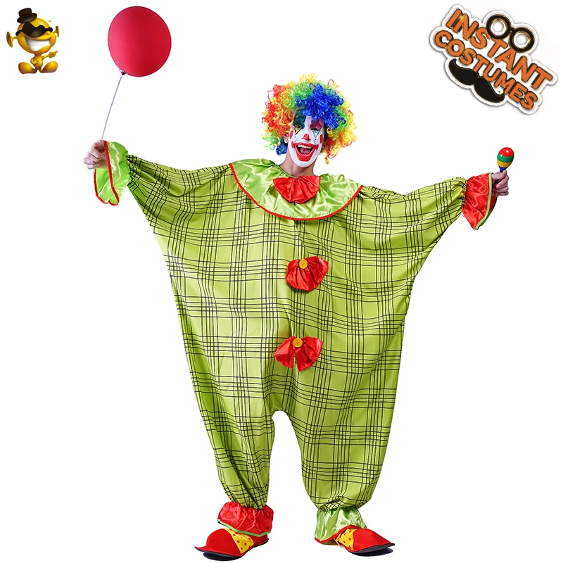 

Carnival Costume Role Play Costume Dress up Adult Women Funny Clown Clothes Men Halloween Costume Cosplay Circus Clown