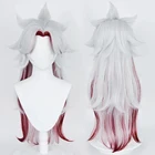 Парик для косплея аратаки Итто Genshin Impact, термостойкие синтетические волосы, парики аниме + шапочка парика