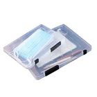 Прозрачный портативный чехол для документов, бумажная коробка для хранения документов, журналов, протектор бумаги, офисные и школьные принадлежности, Настольный Органайзер