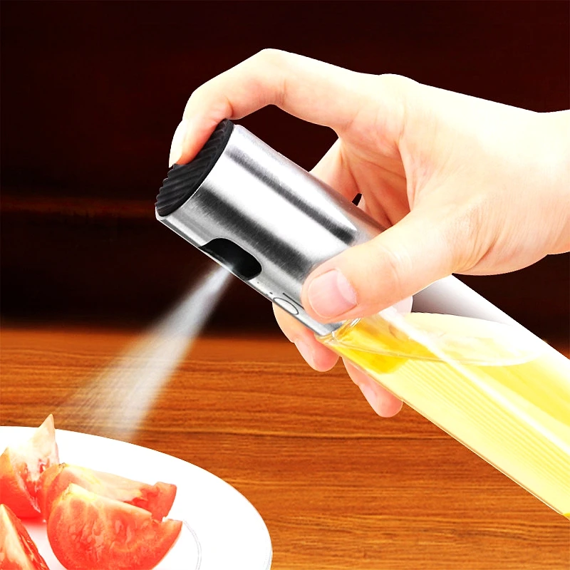 Стеклянная бутылка для выпечки оливкового масла распылитель масло с уксусом