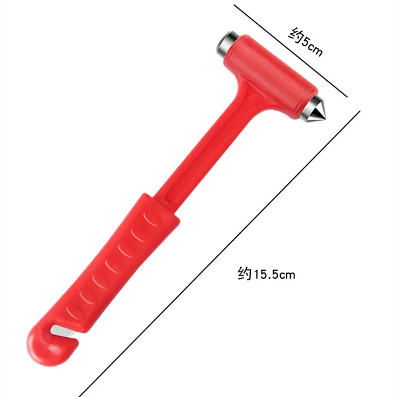 

1pcs Self-defense Cone Window Glass Breaker Safety Hammer Life-saving Escape Cutter Multi-function Tool Emergency Safety Hammer
