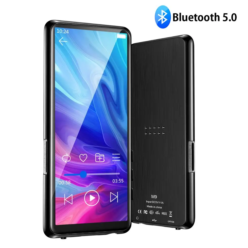8 Гб Сенсорный экран MP3-плеер с Bluetooth динамик HiFi музыкальный плеер Высокое разрешение без потерь аудио видео игра электронная книга калькулятор