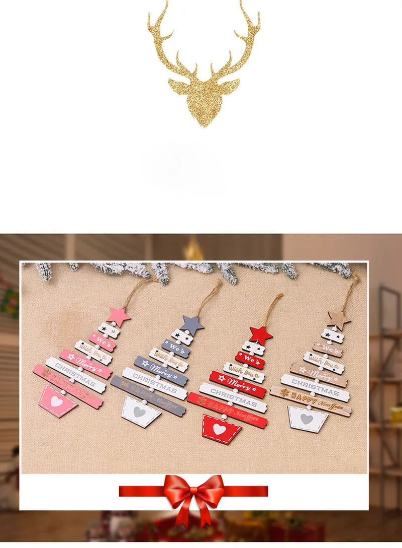 Рождественская елка подвесные украшения для офиса бара дома кукла Настенный