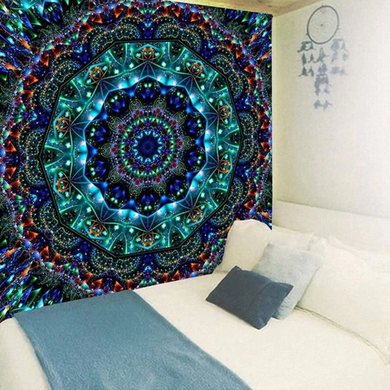 

Colourful Kaleidoscope Tapestry Hippie Tapestry Psychedelic Tapestry Bohemian Print Tapestry Home Decor