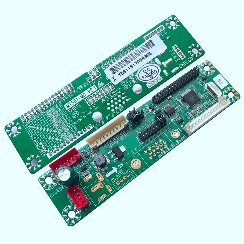 10-42Inch LVDS Universal Lcd Driver Board MT561-MD Free Program 12V 25Kinds Jump Cable VGA+DC | Электроника