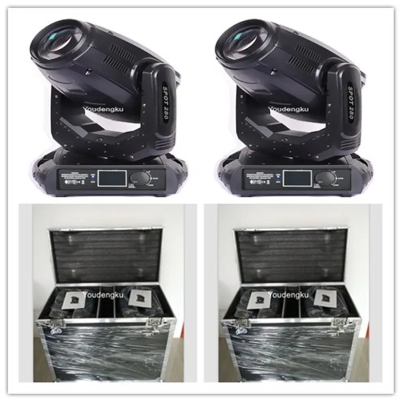 

4pcs moving head flightcase Welcome to order 280w beam moving head light spot moving head10r 280w spot wash projection light