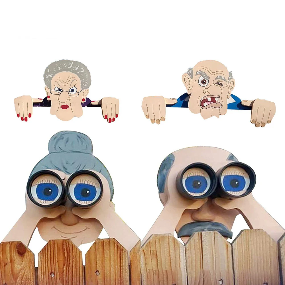 Иллюстрация сада украшение забора злый старик и леди искусство ферма для двора