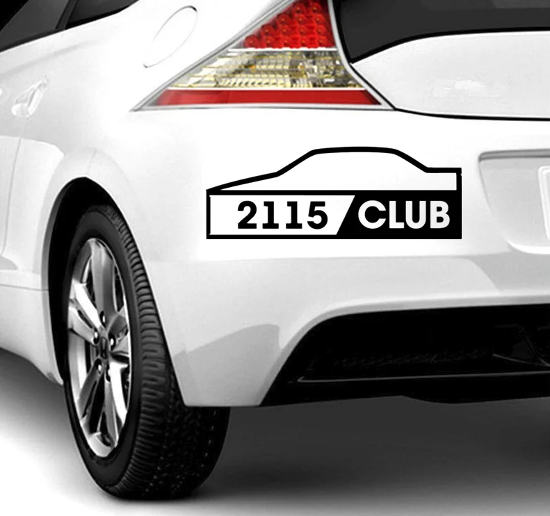 10*27 5 см стикер для автомобиля ВАЗ 2115 Club забавные автомобильные наклейки