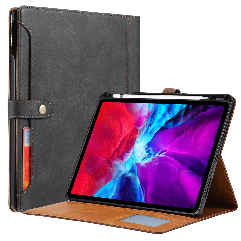 

Модный кожаный чехол для планшета iPad Mini 5, защитный чехол, пеналы для iPad Air 4 Air 2 8-го поколения 10,2 12,9, чехол
