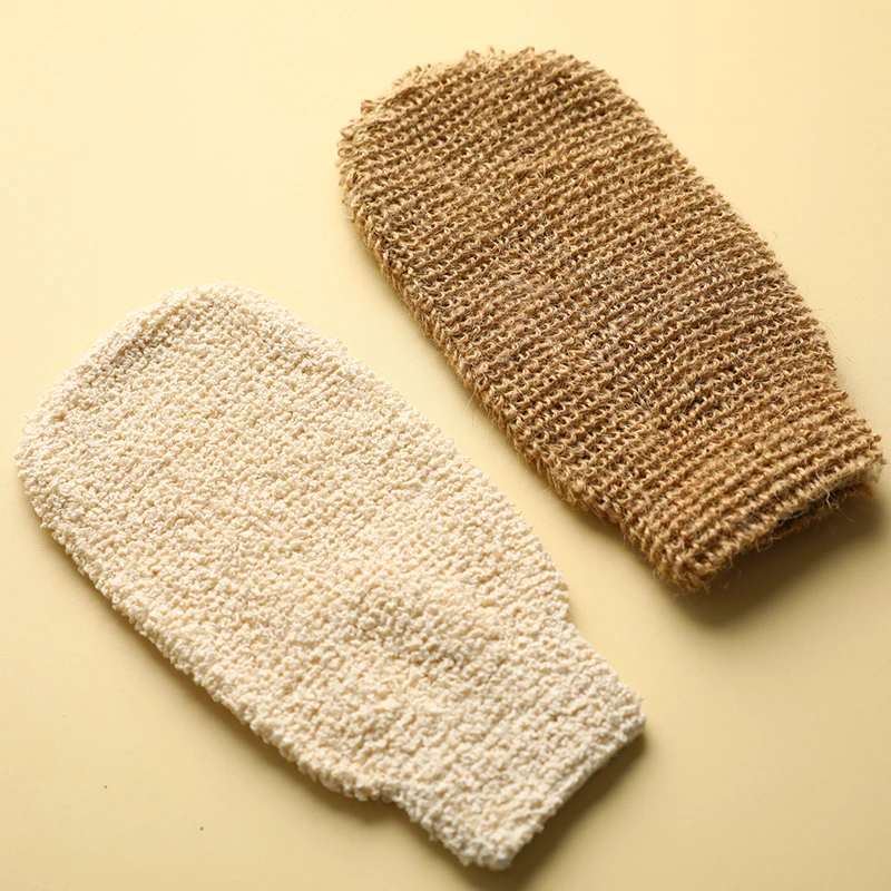 

2 шт., отшелушивающие перчатки-щётки для душа и тела