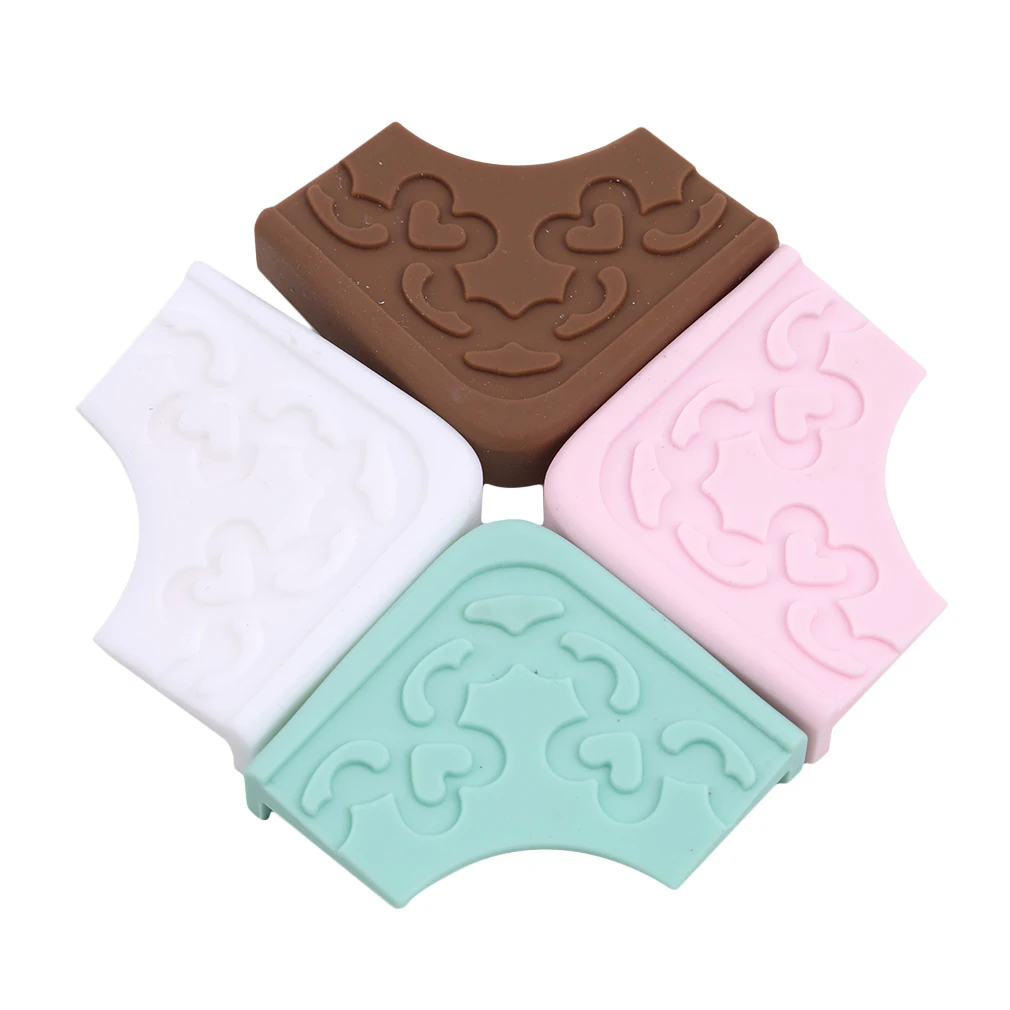 4 шт./компл. детская Защитная мягкая силиконовая защитная крышка для стола с