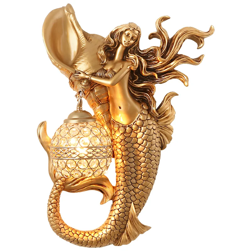 Европейский художественный настенный светильник для гостиной спальни