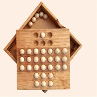 european wooden puzzles classic toys marble solitaire chess puzzles games intelligence entertainment toys for children adults