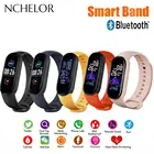 Смарт-часы M5 для мужчин и женщин, спортивный цифровой браслет с регулируемым ремешком и шагомером, с дистанционным управлением по Bluetooth, для фитнеса