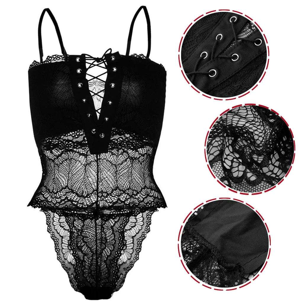 Женское кружевное сексуальное нижнее белье газовое цельное эротическая ночная