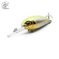 high quality fishing lure artificial bait 40mm 4 5g 5 colors 2 meters above dive floating carp fishing crankbait minnow