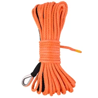 5mm%c3%9715m good 12 strand braid winch line synthetic pulling hauling rope line high strength lightweight climbing outdoor rope